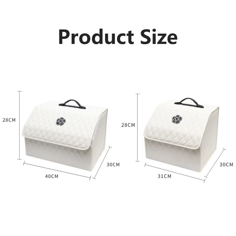 Foldable Car Boot Organiser with Easy-Clean Compartments