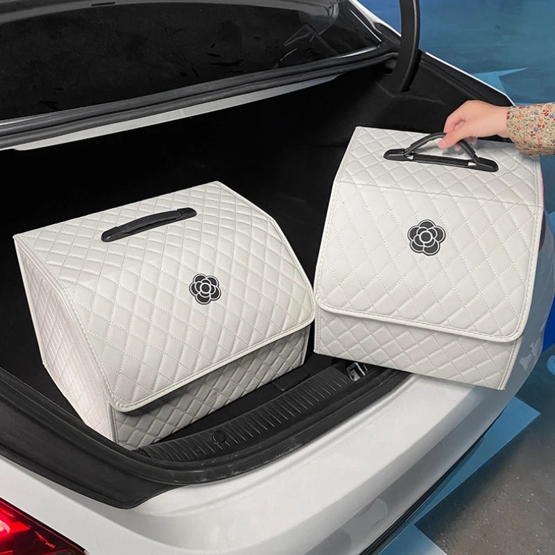 Foldable Car Boot Organiser with Easy-Clean Compartments