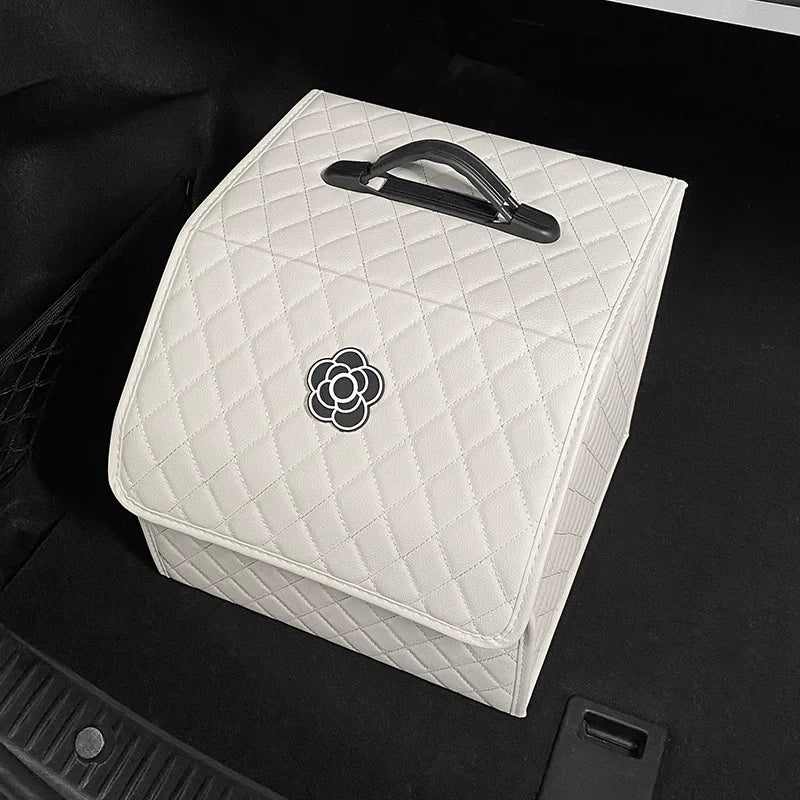 Foldable Car Boot Organiser with Easy-Clean Compartments