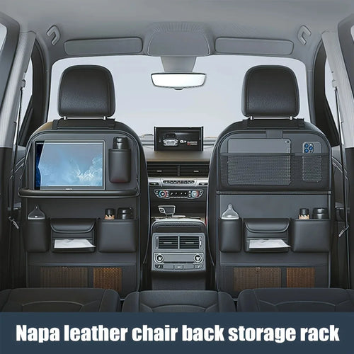 Car Backseat Organiser with Foldable Table Tray & Tablet Holder
