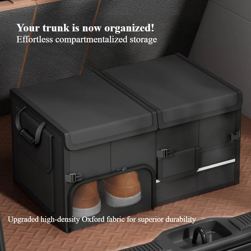 Foldable Car Boot Organiser — 60L Large Capacity Storage Box
